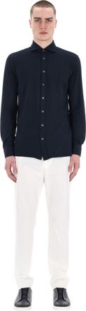 Barba La Polo Superlight Technical Fabric Shirt