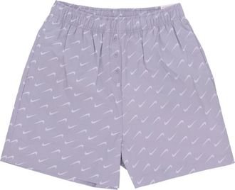 Nike Moderne Indigo Haze Korte Sportbroek - Dames - Korte sportbroeken - Paars - S - Katoen - Fitness