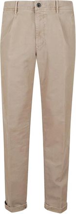 Incotex Chinos - Heren - Chinos - Bruin - W33 - Katoen - Broeken
