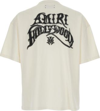 Amiri Mens T-Shirt White Cotton T-Shirts And Polos