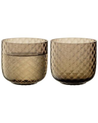 LSA International Lsa International Set Of 2 Dapple Tumbler 10Oz