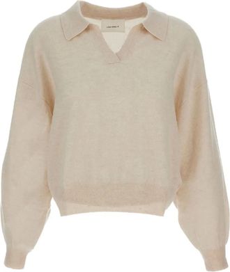 Lisa Yang Maglione con orli a coste - Toni neutri