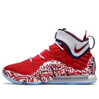 Nike LeBron 17 LeBron 4 Red Graffiti CT6047-600