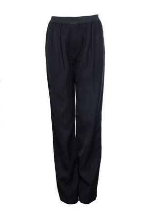Loulou Studio Loulou studio, black Takaroa pantalon