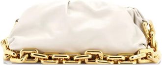 Bottega Veneta The Chain Pouch Leather shoulder bag - Toni neutri