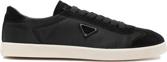 Prada Suede-panelled Lace-up Trainers