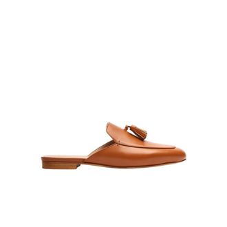 Scarosso Giorgina Mules - Dames - Slip ons - Bruin - 35 EU - Leer - Schoenen