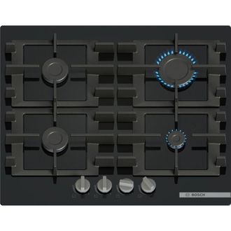 Bosch Serie 4 Pnp6b6k40 Placa De Cocci&oacute;n A Gas Negra 60 Cm