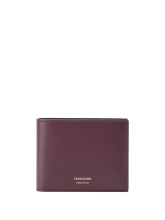 Ferragamo Classic leren portemonnee - Rood