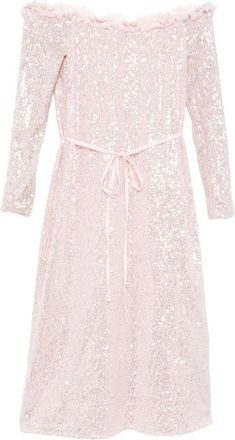 Needle & Thread Abito Esme con spalle scoperte - Rosa