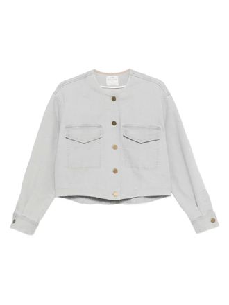 Forte_Forte flap-pockets jacket - Grey