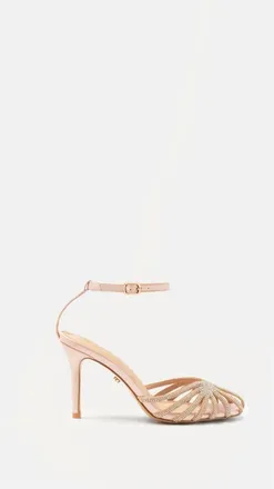 Twentyfourhaitch Schoenen, Dames, Roze, 37 EU, Leer, Los Angeles Sandalen