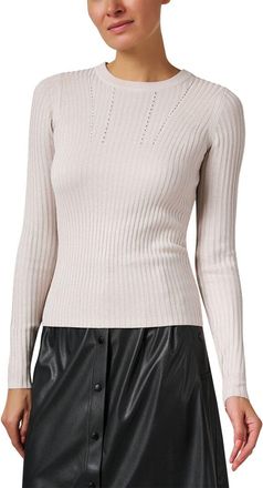 White + Warren Lurex Top