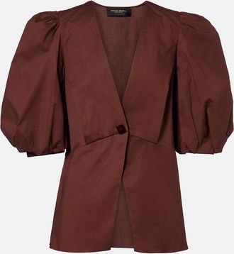 Adriana Degreas Cotton-blend top