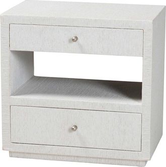 Baxton Studio Kai Grasscloth End Table