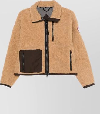 Canada Goose simcoe zip fleece jacket high collar