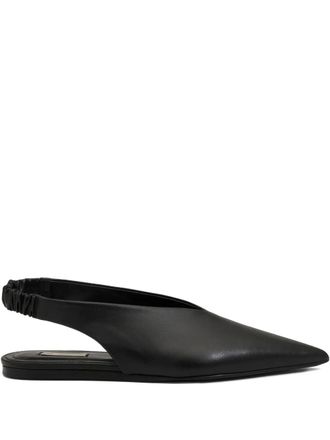 Ami Slingbacks met puntige neus - Zwart