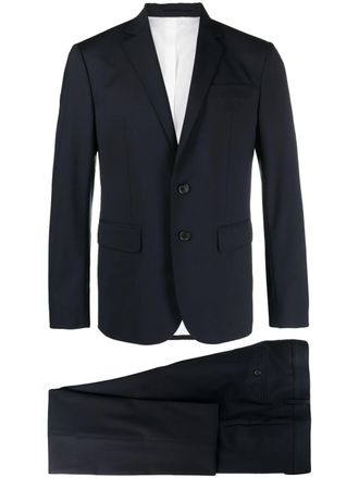 Dsquared2 Tailored Black Two-Piece Cotton Suit