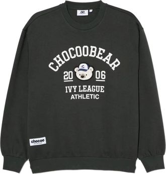 Chocoolate logo-print sweatshirt - men - Polyester/Cotton - M - Green