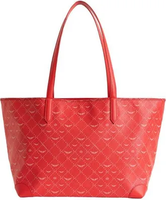 Zadig&Voltaire Z Shopper XL Monogram Faux Leather Tote in Love at Nordstrom