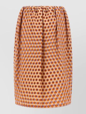 Dries Van Noten saronga bis skirt knee length pleated