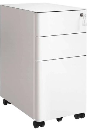 Boxxx Rollcontainer, Wei&szlig;, Metall, 3 Schublade(n) Schubladen, 30x59.2x46 cm, Beim&ouml;bel erh&auml;ltlich, B&uuml;rom&ouml;bel, B&uuml;rom&ouml;bel-Sets & B&uuml;rom&ouml;bel-Serien, B&uuml;rom&ouml;belser