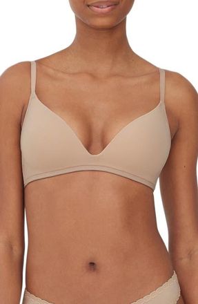 Skarlett Blue Prestige Wireless Push-Up Bra in Cashmere at Nordstrom, Size 30Dd