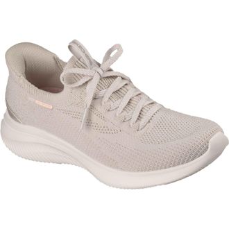 Skechers Ultra Flex 4.0 Textiel Dames Natuurlijke Standaard Sneakers