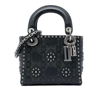Dior Pre-owned Lady Satchel - Dames - Pre-owned - Zwart - Maat: ONE Size Leer