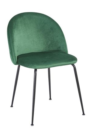 Regalos Miguel Regalos Miguel - Packs Sillas Comedor - Pack 2 Sillas Black Dalnia Terciopelo - Verde
