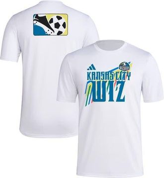 adidas Mens adidas White Sporting Kansas City 2024 Jersey Hook Pre-Match T-Shirt at Nordstrom, Size Xx-Large