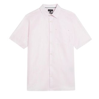 Ted Baker Palomas Roze Linnen Overhemd