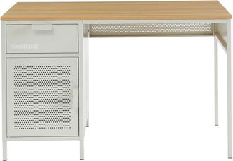 Pantone Escritorio de metal beige arena 120cm