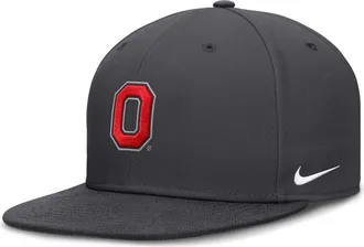 Nike Ohio State Pro Nike Mens Dri-FIT College Fitted Hat in Grey | NC1106FOH-V93