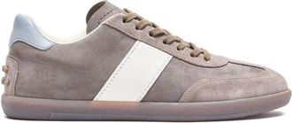 Tod's Gommino Panelled Sneakers - Heren - Schoenen - Bruin - Maat: 45 EU Leer