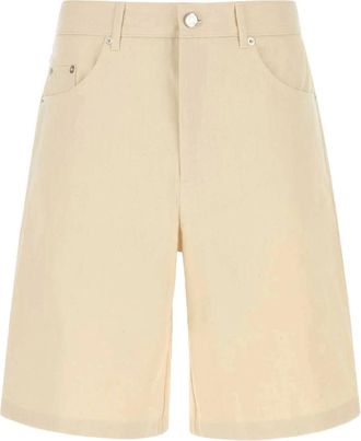 S&eacute;fr Davis Denim Shorts - Heren - Denim shorts - Beige - S - Denim - Korte Broeken