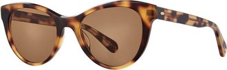 Garrett Leight JESS SUN SAVT/FCID Mens Sunglasses Tortoiseshell Size 50