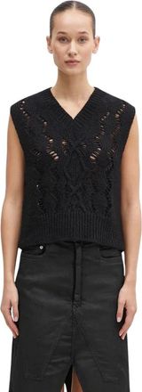 Our Legacy V-neck Truien - Dames - V-hals truien - Zwart - M - Truien & Vesten