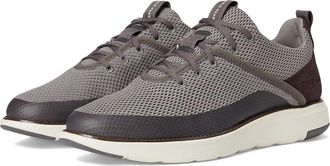 Cole Haan Grand Atlantic Sneaker Mens Shoes Storm Cloud/Dark Brown : 10.5 D - Medium, Leather/Textile