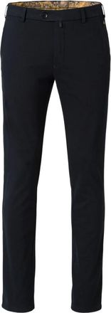 Meyer Donkerblauw Bonn Stijlvol Shirt - Heren - Slim Fit Broeken - Blauw - W27 - Broeken