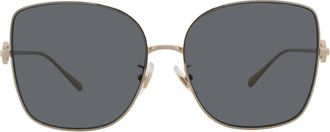 Tory Burch Dark Grey Butterfly Ladies Sunglasses TY6106D 334387 60