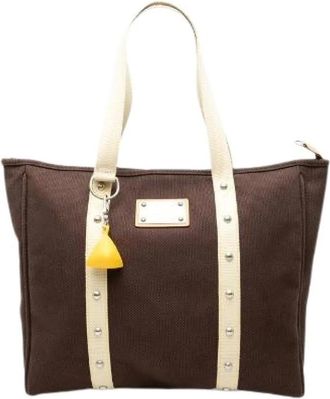 Louis Vuitton Pre-owned Tote Bags, female, Brown, Size: ONE SIZE Pre-owned Antigua Cup Cabas GM Tote Bag