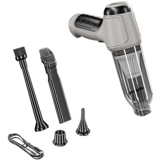 OEM Aspiradora Inal&aacute;mbrica 3 En 1 Crezuo Para Coche, Soplador Y Aspiradora, Para El Hogar Y El Coche, Mini Aspiradora De Doble Funci&oacute;n