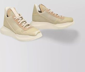 Rick Owens high-top leather sneakers chunky sole