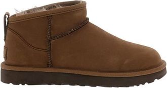 UGG Classic Ultra Mini Boot - Dames - Enkellaarsjes - Bruin - 37 EU - Wol - Schoenen