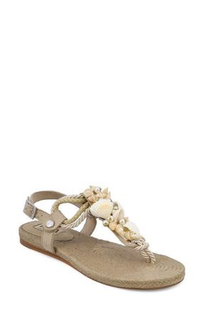 Mia Agoya Slingback Espadrille Sandal in Natural/Seashell at Nordstrom, Size 8.5