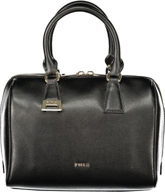Furla Black Leather Women Womens Bag