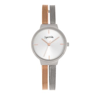 Sophie & Freda Sedona Stainless Steel Bracelet Watch