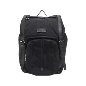 Gucci Pre-owned Nylon Backpack - unisex - Vintage Rugzakken - Zwart - ONE Size - Nylon - Vintage