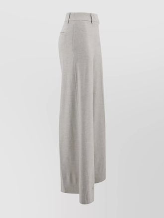 Herno wide leg high waist trousers with pockets